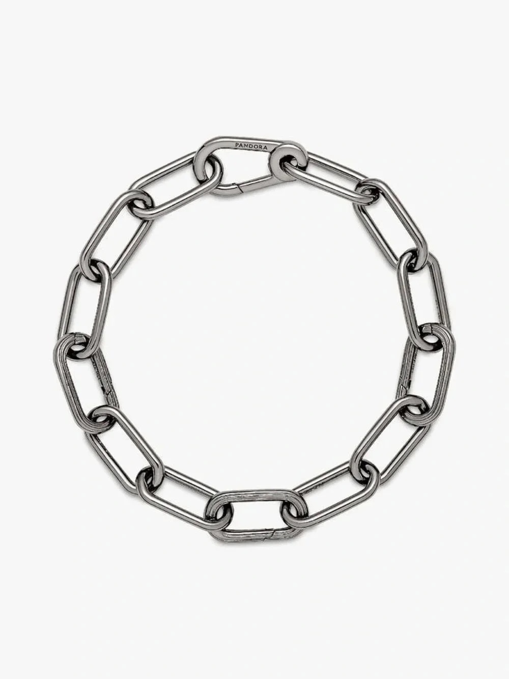 Pandora Silver Rectangular Link Bracelet